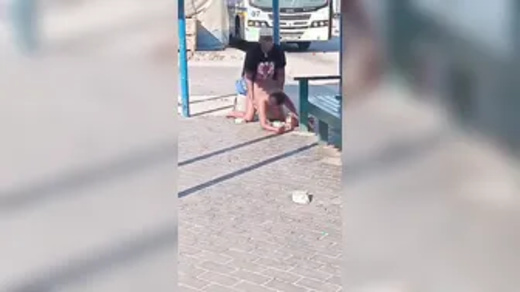 Fucking Her In The Bus Station