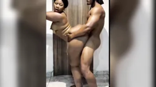 Chubby Ndindi Fucked Doggy Standing