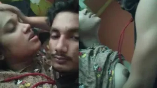Desi college couple engaging in passionate Hot sex