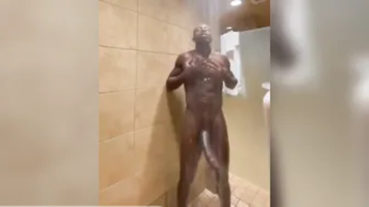 Monster Big Long Curved Dick In The Shower