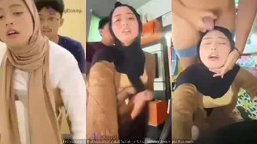 Cute Indonesian Fashion vlogger Hot Fuck & Cum Facial viral video