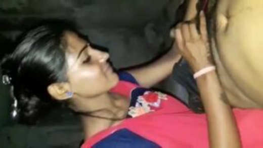 Desi Bhabhi Sneak Giving Blowjob To Her Devar At Night