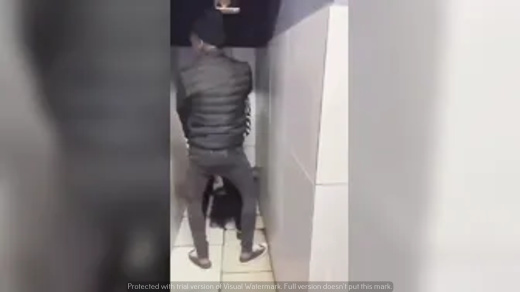 Fucked Her Hard In The Toilet