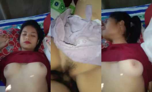 Drilling Cute Desi Tuition Girl