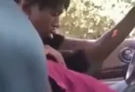 Sloppy Blowjob In The Car