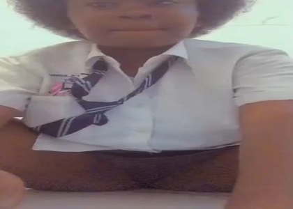 Four O Clock Schoolgirl Plays With Her Pussy On Uniform