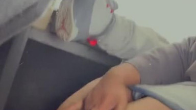 Finger Fucking Her In The Bus