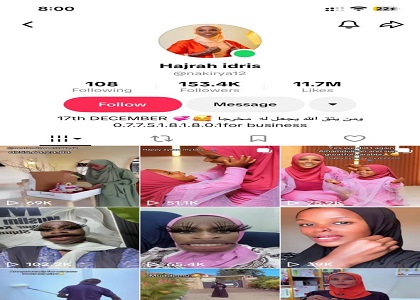 TikToker Hajrah Idris Leaked Video