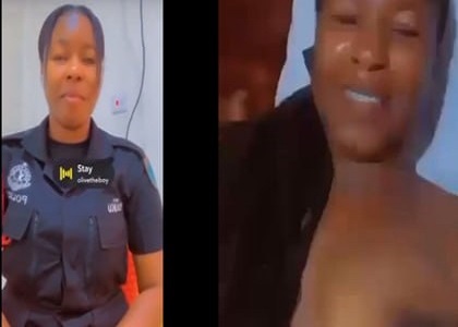 Ghana Police Woman Azigi Sextape